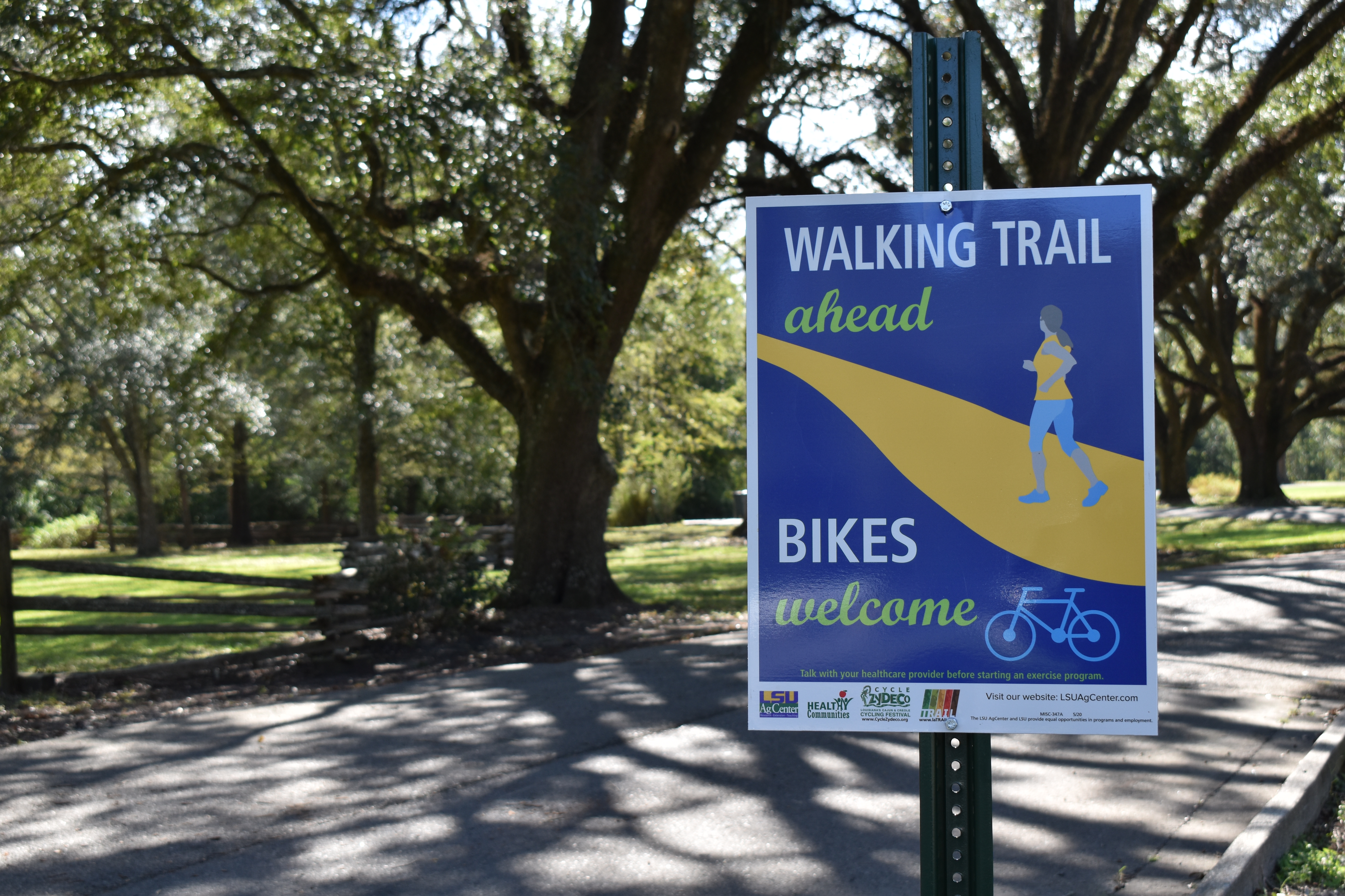 Longfellow-Evangeline State Historic Site gets new fitness signs, StoryWalk, vegetable garden